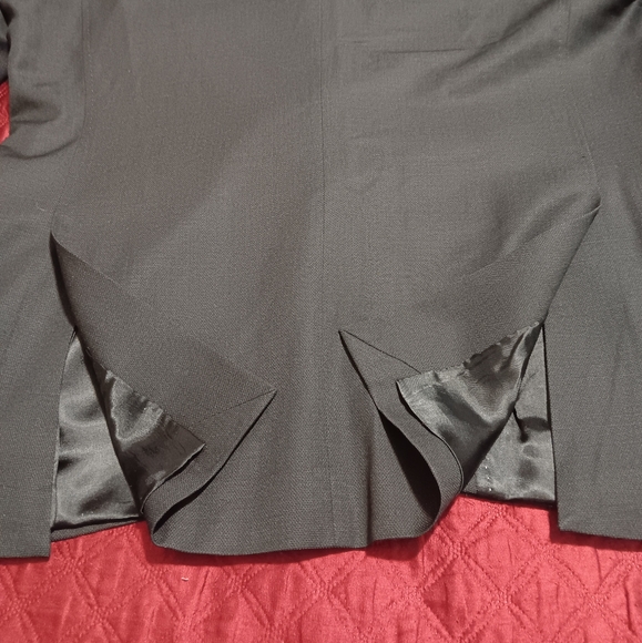 ZARA BLACK TAG by Zara Man Blazer Jacket Black Sz46 Slim Suit Two Button - Picture 9 of 13